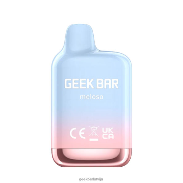 Geek Bar Meloso mini vienreizējās lietošanas vape 626RR148 - Geek Bar Latvia geekbull