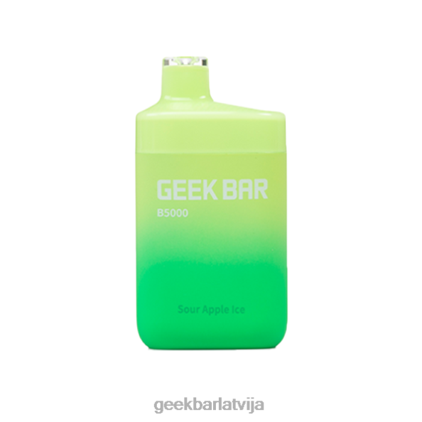 Geek Bar b5000 vienreizējās lietošanas 626RR33 - Geek Bar Vape Review skābo ābolu ledus