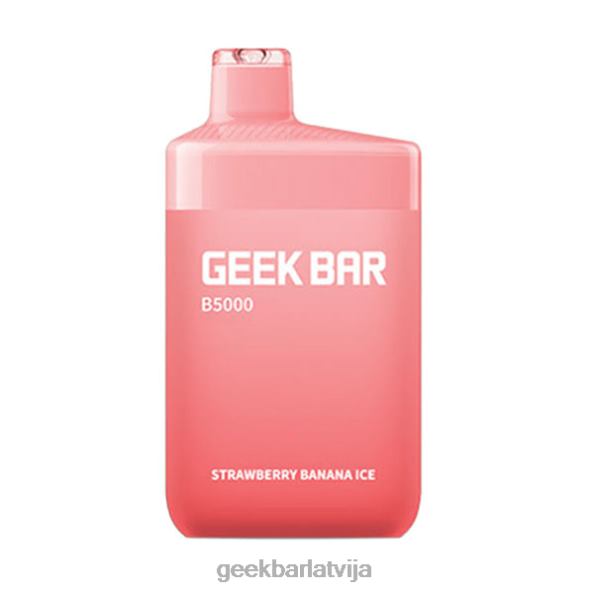 Geek Bar b5000 vienreizējās lietošanas 626RR34 - Geek Bar Vape Flavors zemeņu banānu ledus