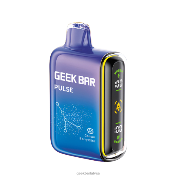 Geek Bar Pulse 15k vienreizējās lietošanas vape 626RR47 - Geek Bar Vape vēža ogu svētlaime